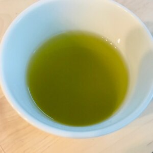 深蒸し茶を同じ濃さにおいしく3杯。